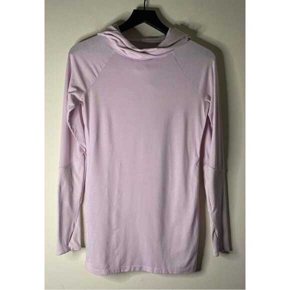 Athleta Essence Hooded Tunic Pullover in Light Pink - Picture 2 of 7